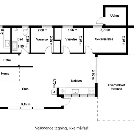 펜션 Lovely Near And Nature Karrebæksminde